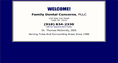 Desktop Screenshot of familydentalconcerns.com